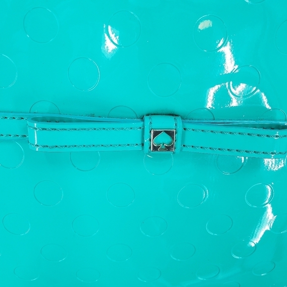 Kate Spade green polka dot tote *flawed* - Picture 5 of 16